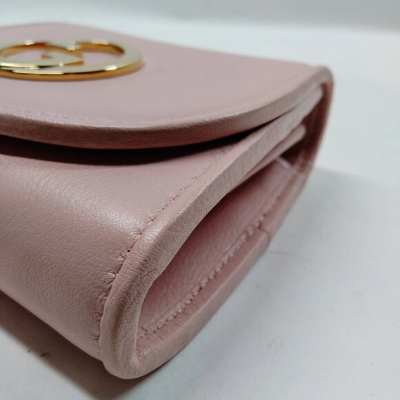Gucci Pink Leather Wallet on Chain mon684-100925 - Picture 4 of 9
